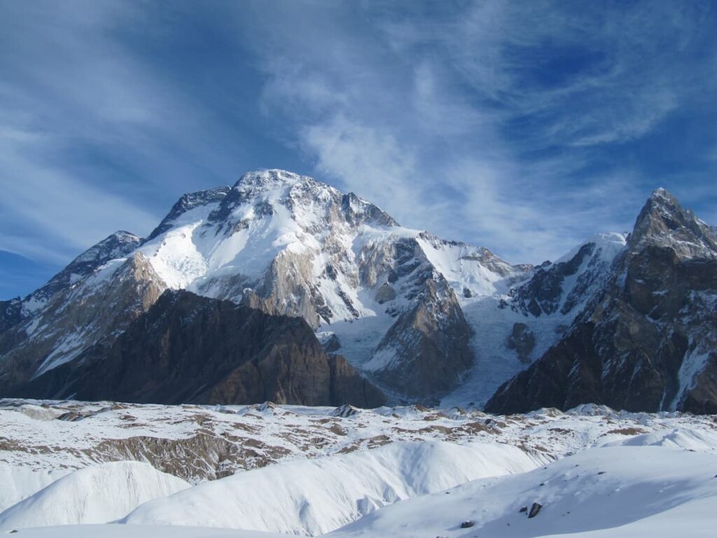 BROAD PEAK 8051 m on Gasherbrum massif
