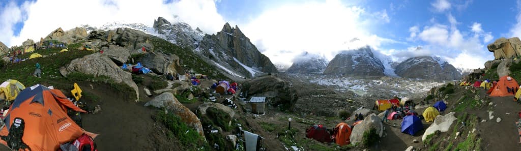 Urdukas panoramica camp 4th stage